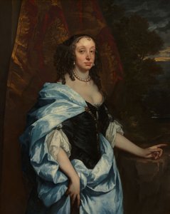 Rouva Leneven muotokuva, n. 1657 (öljy kankaalle) tekijältä Peter Lely