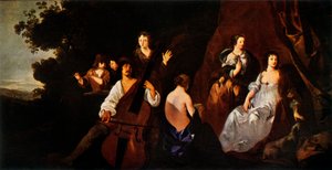 "The Concert", c1650, 1944. tekijältä Peter Lely