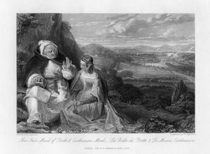 Perthin kaunis piika ja karthusialainen munkki, 1845