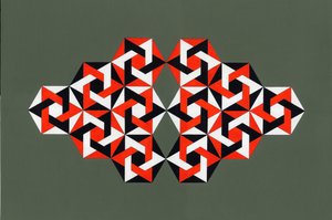 Hexagrams, 2009 (akryyli kankaalle)