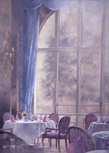 Corner of the Ritz (öljy kankaalle) tekijältä Peter Miller