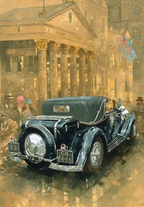 Phantom in the Haymarket (öljy kankaalle) tekijältä Peter Miller
