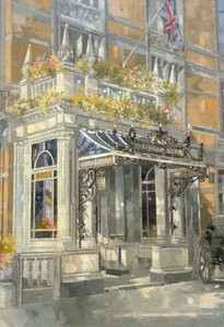 The Connaught Hotel, Lontoo (öljy kankaalle) tekijältä Peter Miller