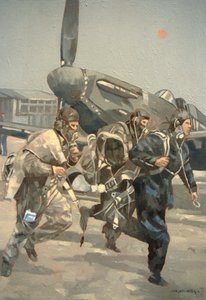 Kun kello soi (öljy kankaalle) tekijältä Peter Miller