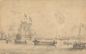 William of Orangen laskeutuminen Tor Baylle tekijältä Peter Monamy