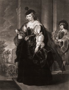 Helena Fourment tai Helene Fourment. Muotokuva. tekijältä Peter Paul (after) Rubens