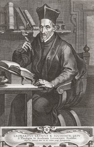 Leonardus Lessius, muotokuva. tekijältä Peter Paul (after) Rubens