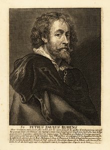 Flanderin taiteilijan ja diplomaatin Sir Peter Paul Rubensin muotokuva tekijältä Peter Paul (after) Rubens