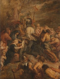 Kristus matkalla Golgatalle tekijältä Peter Paul Rubens (workshop of)