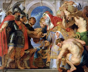 Abraham ja Melkisedek tekijältä Peter Paul Rubens