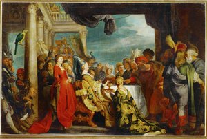 Alboin ja Rosamunde (maalaus kankaalle) tekijältä Peter Paul Rubens