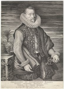 Itävallan arkkiherttua Albert (kaiverrus) tekijältä Peter Paul Rubens