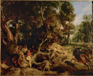 Boarhunt tekijältä Peter Paul Rubens