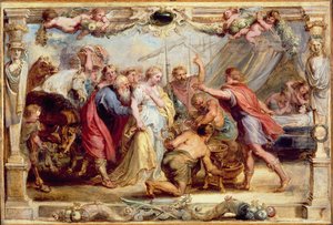 Huonekalut ja erilaiset esineet 1100- ja 1300-luvuilta tekijältä Peter Paul Rubens