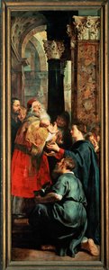 Laskeutuminen ristiltä, oikea paneeli: (maalaus) tekijältä Peter Paul Rubens