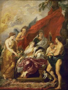 Die Geburt Ludwigs XIII tekijältä Peter Paul Rubens