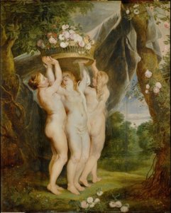 Die drei Grazien tekijältä Peter Paul Rubens