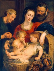 Pyhä perhe tekijältä Peter Paul Rubens