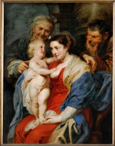 Die heilige Familie mit der heiligen Anna tekijältä Peter Paul Rubens