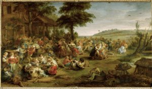 Flandrische Kirmes tekijältä Peter Paul Rubens