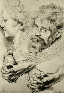 Pään ja käsien tutkimukset tekijältä Peter Paul Rubens