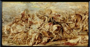 Henry IV:llä on Ivryn taistelu tekijältä Peter Paul Rubens