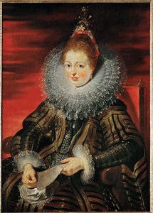 Infanta Isabella Clara Eugenia, noin 1613-15 (öljy puulle). tekijältä Peter Paul Rubens