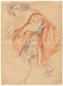 Nuori mies, laskeutumassa portaita tekijältä Peter Paul Rubens
