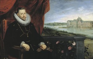 Itävallan arkkiherttua Albertin muotokuva 15591621, Espanjan Alankomaiden kuvernööri, n. 1615 tekijältä Peter Paul Rubens