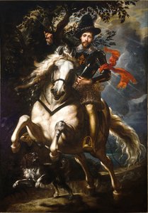 Giò Carlo Dorian muotokuva hevosen selässä tekijältä Peter Paul Rubens