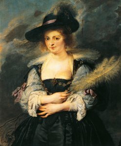 Muotokuva Helene Fourmentista, kirjoittanut Peter Paul Rubens (1577-1640), Yksityiskohta tekijältä Peter Paul Rubens