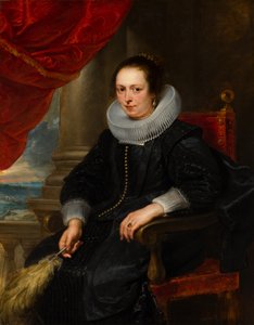 Naisen muotokuva, n. 1630 (öljy paneelille) tekijältä Peter Paul Rubens