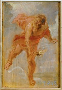 Prometheus tulipalon kanssa (maalaus puulle) tekijältä Peter Paul Rubens