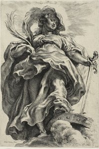 Pyhä Katariina Aleksandrialainen tekijältä Peter Paul Rubens