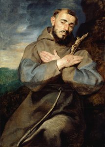 Pyhä Franciscus, n. 1615. tekijältä Peter Paul Rubens