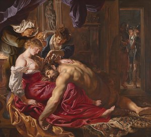 Simson ja Delila tekijältä Peter Paul Rubens