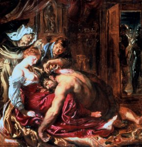 Simson ja Delilah, c1609-1610 tekijältä Peter Paul Rubens