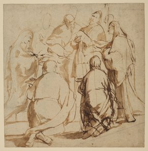 Tutkimuksia esitystä varten temppelissä tekijältä Peter Paul Rubens