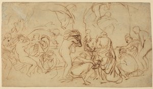 Opinnäytetyö "Dianan kylpylä" (etupuoli) tekijältä Peter Paul Rubens