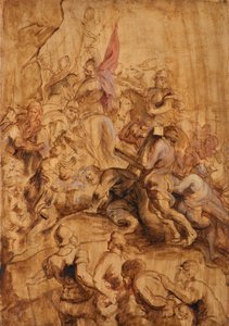 Nousu Golgatalle. Ristin kantaminen tekijältä Peter Paul Rubens