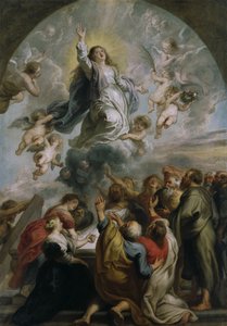 Neitsyt taivaaseenastuminen tekijältä Peter Paul Rubens