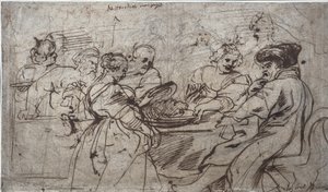 Herodeksen juhla (recto) tekijältä Peter Paul Rubens