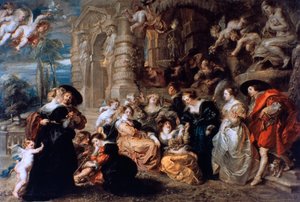 Rakkauden puutarha, 1630 tekijältä Peter Paul Rubens