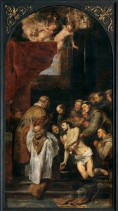 Franciscus Assisilaisen viimeinen ehtoollinen tekijältä Peter Paul Rubens