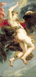 Ganymeden raiskaus, n. 1636-1638 (öljy kankaalle) tekijältä Peter Paul Rubens
