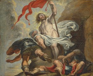 Kristuksen ylösnousemus, vuoden 1620 jälkeen tekijältä Peter Paul Rubens