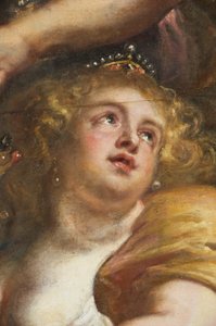 Rubens Ceiling, juhlatalo, Whitehall, n. 1629-1634 (öljy kankaalle) tekijältä Peter Paul Rubens