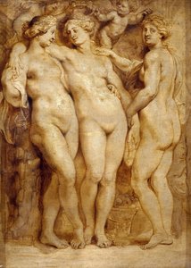 Kolme armoa, noin 1620-1623. tekijältä Peter Paul Rubens