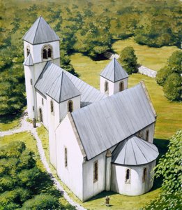 North Elmham Chapel, c1100, 1990-2010 tekijältä Peter Urmston