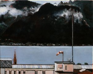 Genevenjärvi, 2008 (öljy kankaalle) tekijältä Peter Wilson